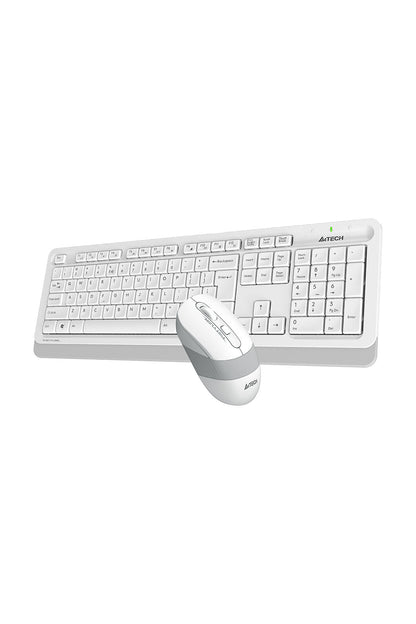 A4Tech - A4Tech FG1010S White Silent Wireless Keyboard & Mouse Combo - white