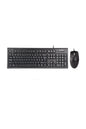A4Tech - A4Tech KR-8572S Black Full-Size Silent Comfort Keyboard & Mouse Combo - black