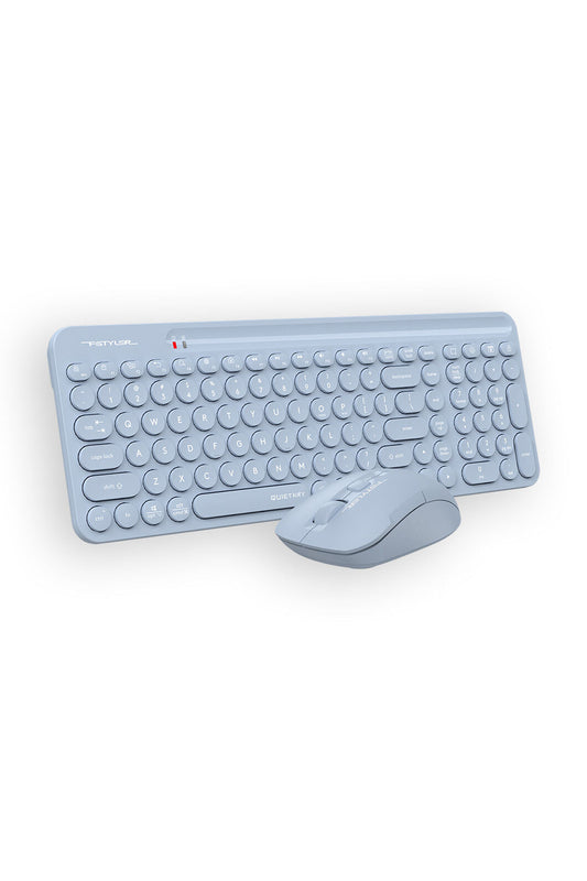 A4Tech - A4Tech FG3300 Air2 2Zone QuietK Combo Blue - blue