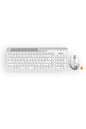 A4Tech - A4Tech FB2535C Slim Compact Combo White - white