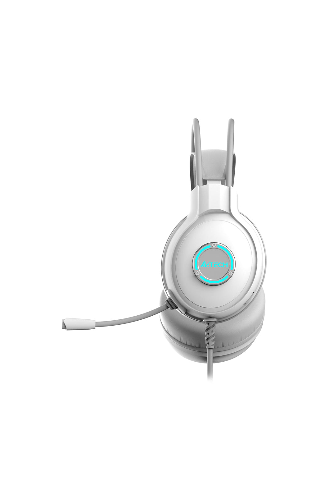 A4Tech - A4Tech FH300U White Over-Ear USB RGB Gaming Headset - white