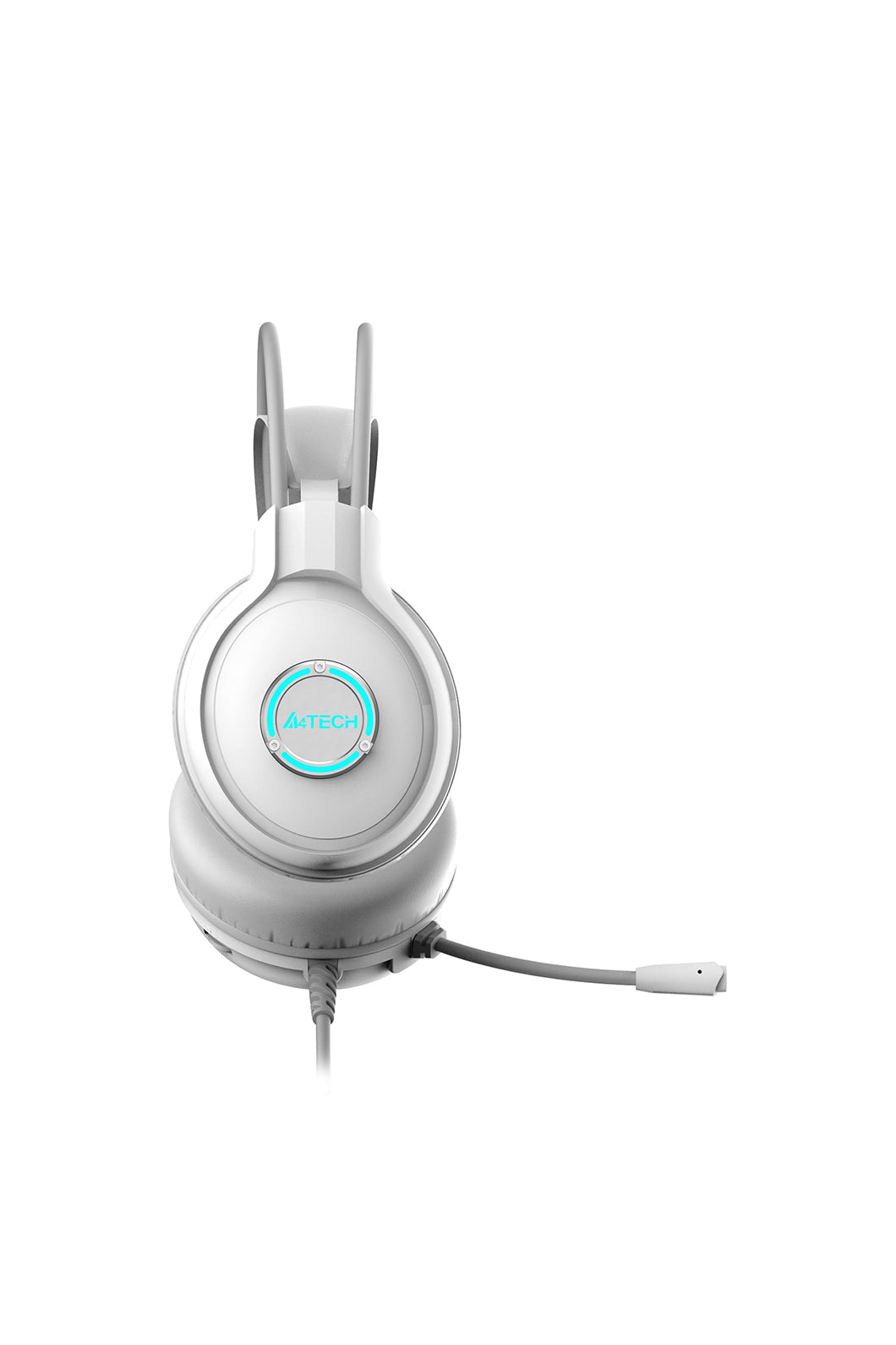 A4Tech - A4Tech FH300U White Over-Ear USB RGB Gaming Headset - white