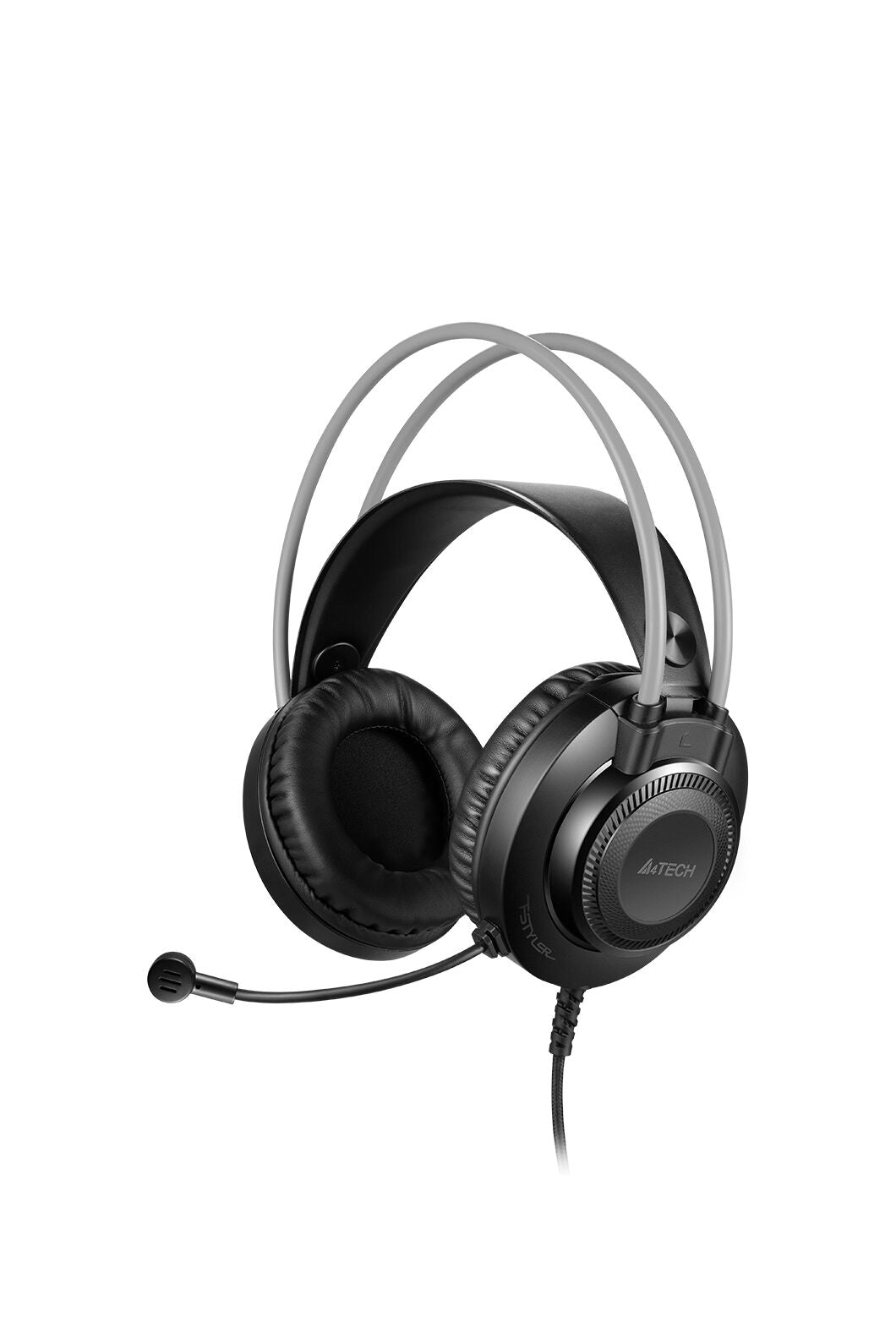 A4Tech - A4Tech FH200U Black Over-Ear USB Conference Headset - grey