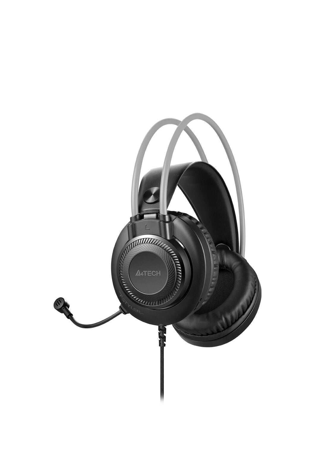A4Tech - A4Tech FH200U Black Over-Ear USB Conference Headset - grey