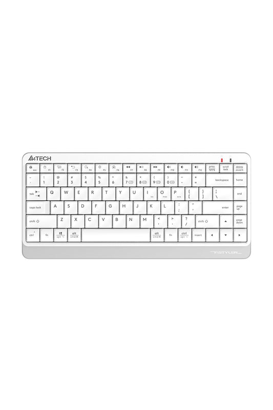 A4Tech - A4Tech FBK11 White Compact Dual-Mode Wireless Keyboard - white