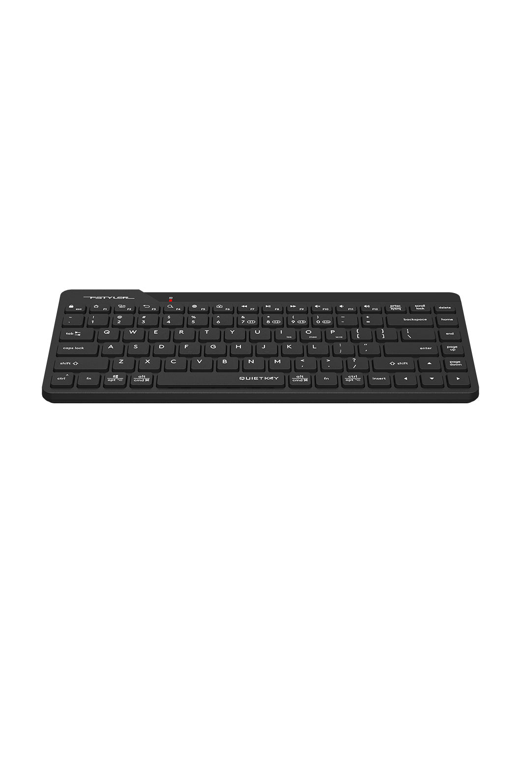 A4Tech - A4Tech FBK22 AS Black Compact Dual-Mode QuietKey Keyboard - black