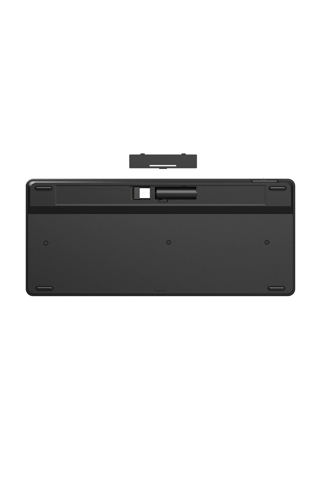 A4Tech - A4Tech FBK22 AS Black Compact Dual-Mode QuietKey Keyboard - black