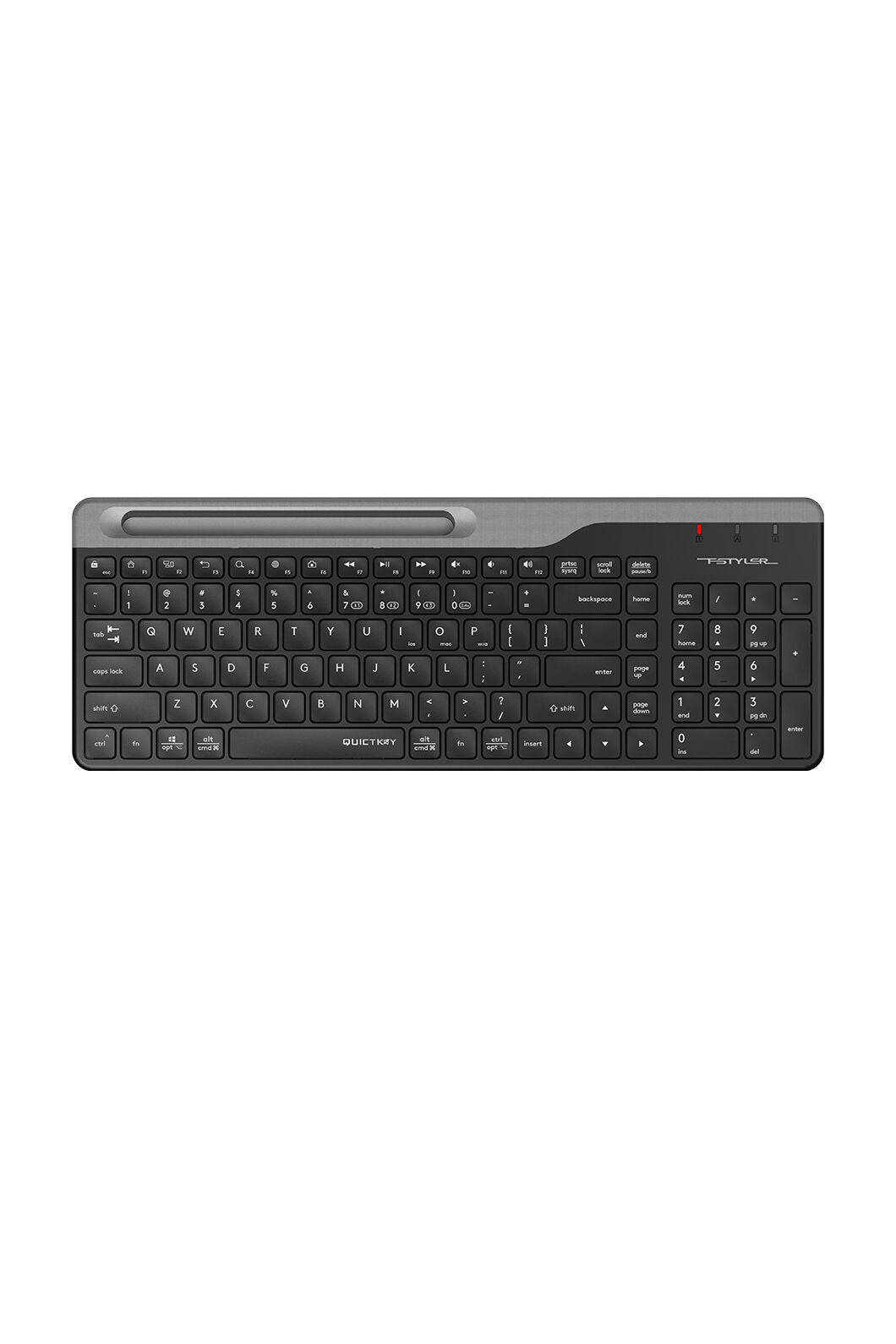 A4Tech - A4Tech FBK25 Black TKL Dual-Mode Wireless Keyboard - black