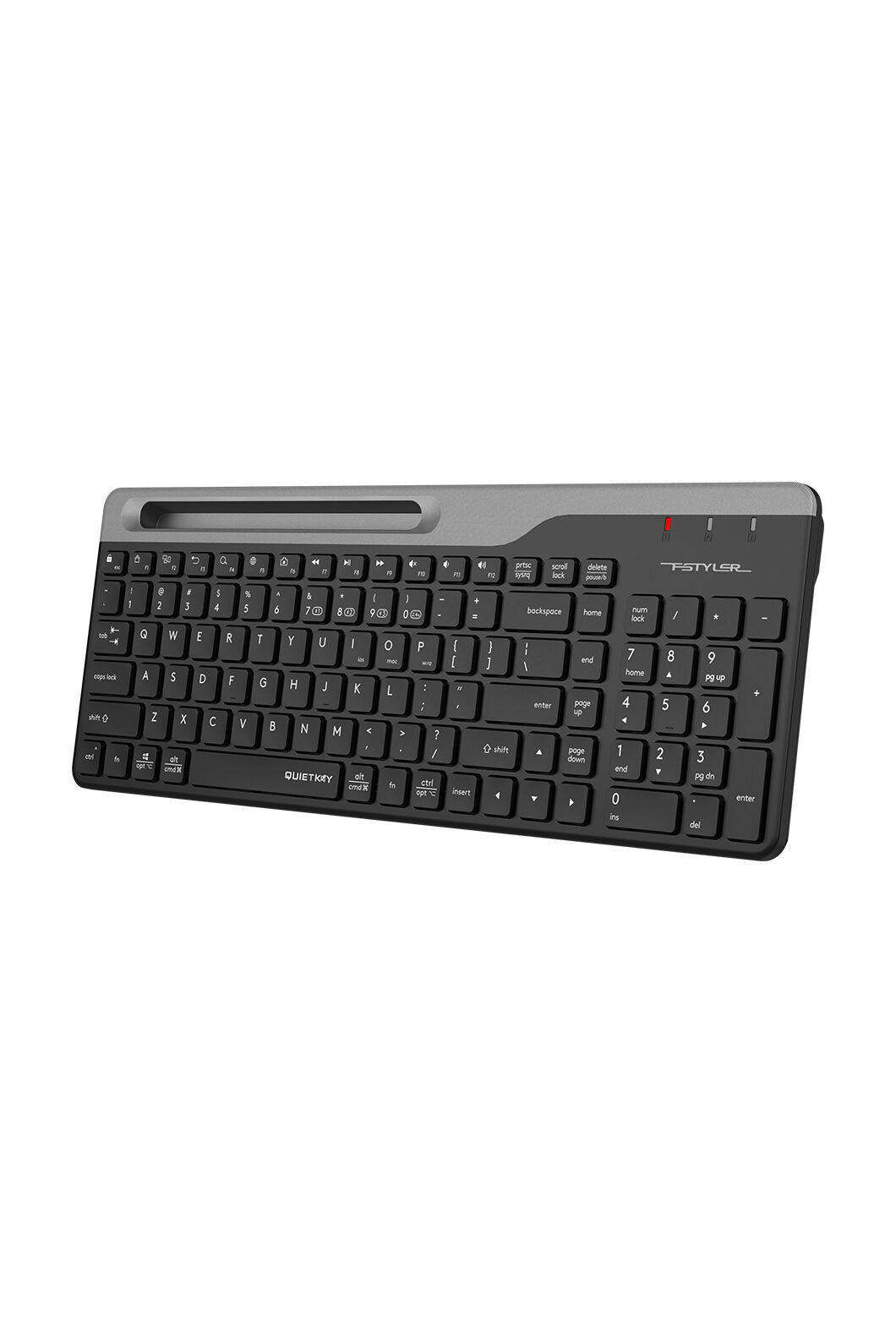 A4Tech - A4Tech FBK25 Black TKL Dual-Mode Wireless Keyboard - black