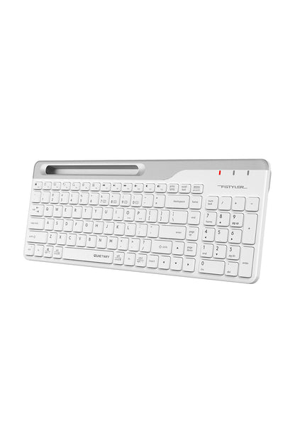 A4Tech - A4Tech FBK25 White TKL Dual-Mode Wireless Keyboard - white