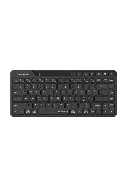 A4Tech - A4Tech FBK26C AS Black Rechargeable Compact QuietKey Keyboard - black