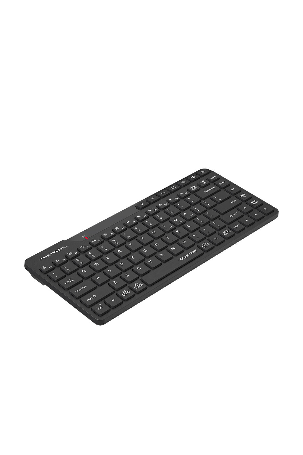 A4Tech - A4Tech FBK26C AS Black Rechargeable Compact QuietKey Keyboard - black