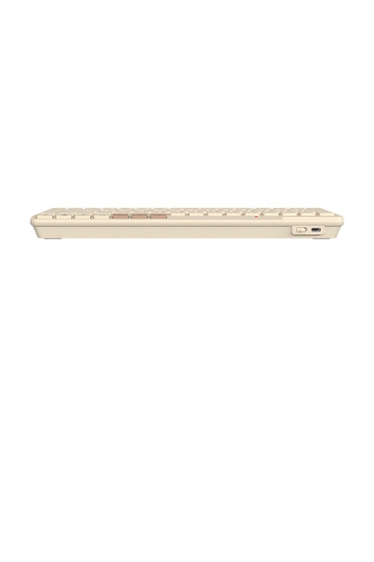 A4Tech - A4Tech FBK26C AS Cafe Latte Rechargeable Compact QuietKey Keyboard - cafe-latte