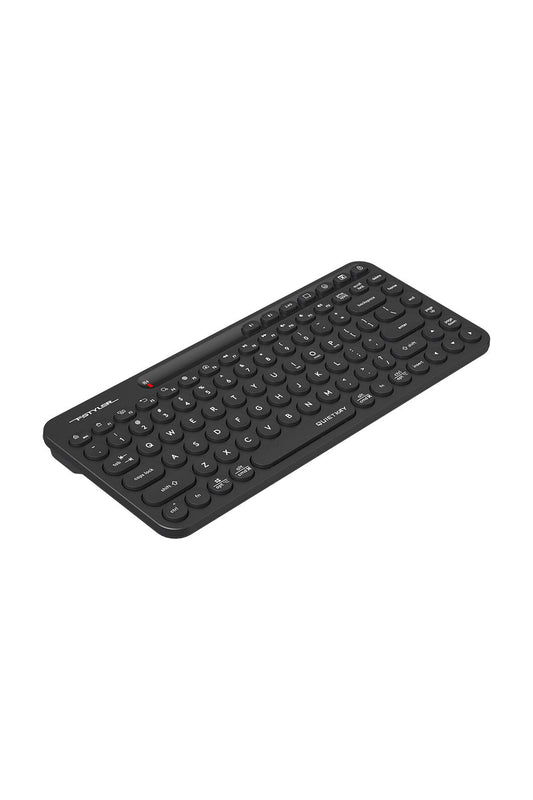 A4Tech - A4Tech FBK36C AS Black Compact Rechargeable QuietKey Keyboard - black