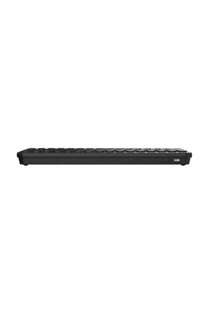 A4Tech - A4Tech FBK36C AS Black Compact Rechargeable QuietKey Keyboard - black