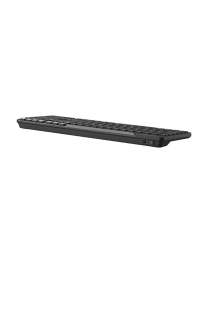 A4Tech - A4Tech FBK27C AS Black Rechargeable TKL QuietKey Keyboard - black