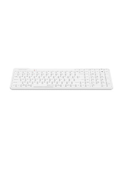 A4Tech - A4Tech FBK27C AS White Rechargeable TKL QuietKey Keyboard - white