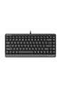 A4Tech - A4Tech FKS11 Grey Full Size A-Shape Comfortable Wired Keyboard - grey