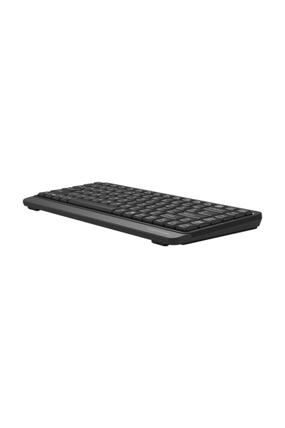 A4Tech - A4Tech FKS11 Grey Full Size A-Shape Comfortable Wired Keyboard - grey