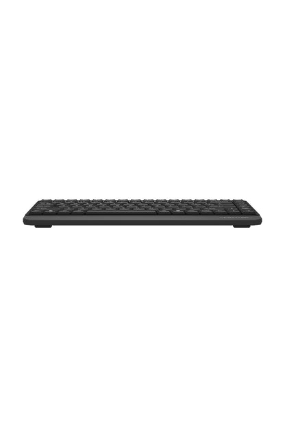 A4Tech - A4Tech FKS11 Grey Full Size A-Shape Comfortable Wired Keyboard - grey