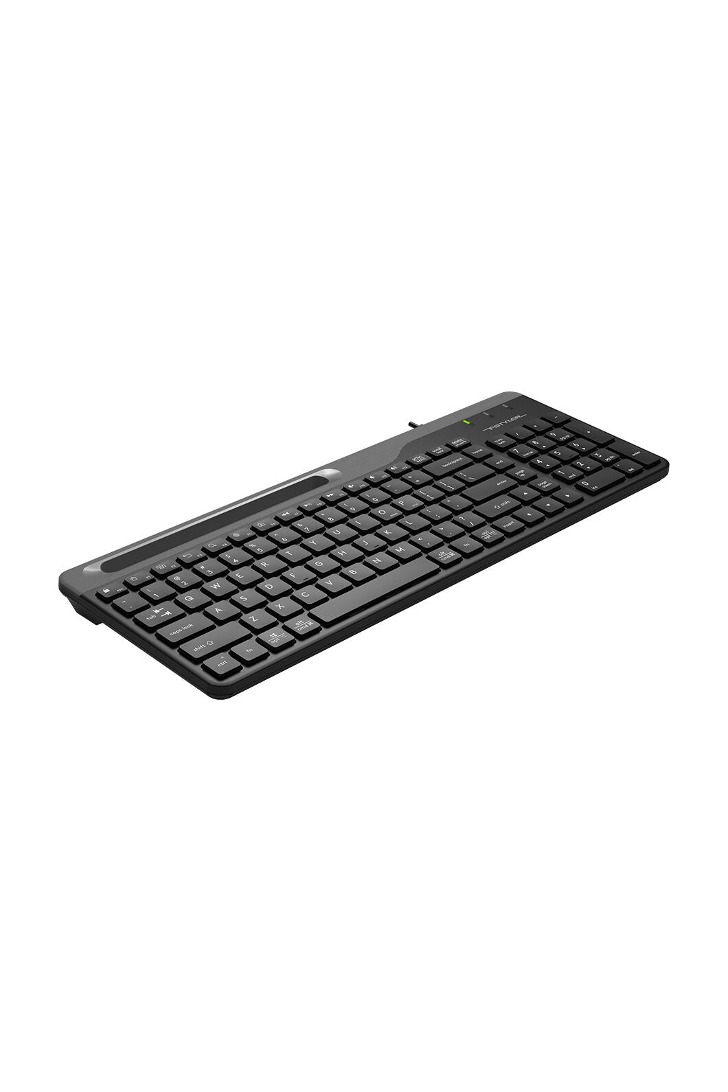 A4Tech - A4Tech FK25 Black TKL 2-Section Multimedia Wired Keyboard - black
