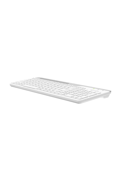 A4Tech - A4Tech FK25 White TKL 2-Section Multimedia Wired Keyboard - white