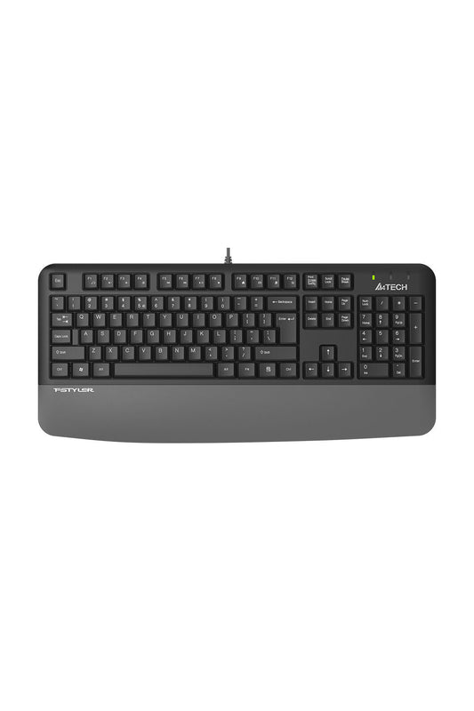A4Tech - A4Tech FK20 Grey Full Size Multimedia Wired Keyboard - grey
