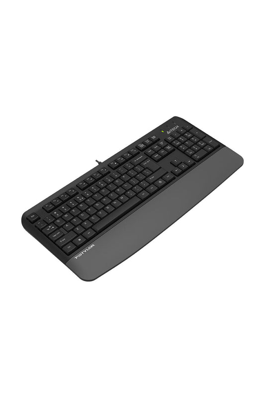 A4Tech - A4Tech FK20 Grey Full Size Multimedia Wired Keyboard - grey