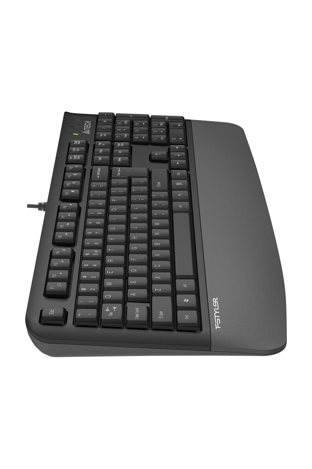 A4Tech - A4Tech FK20 Grey Full Size Multimedia Wired Keyboard - grey