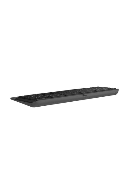 A4Tech - A4Tech FK20 Grey Full Size Multimedia Wired Keyboard - grey