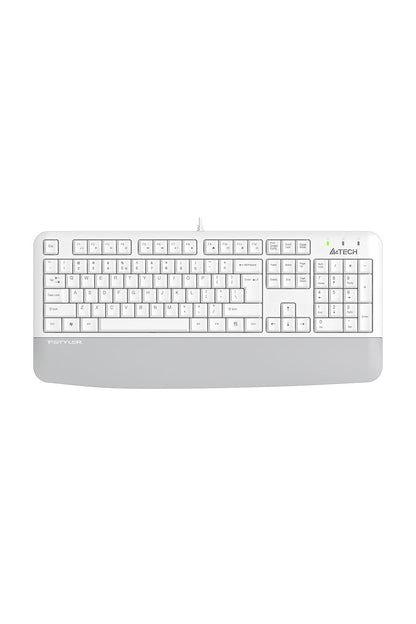 A4Tech - A4Tech FK20 White Full Size Multimedia Wired Keyboard - white
