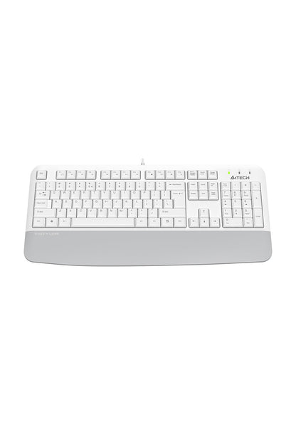 A4Tech - A4Tech FK20 White Full Size Multimedia Wired Keyboard - white