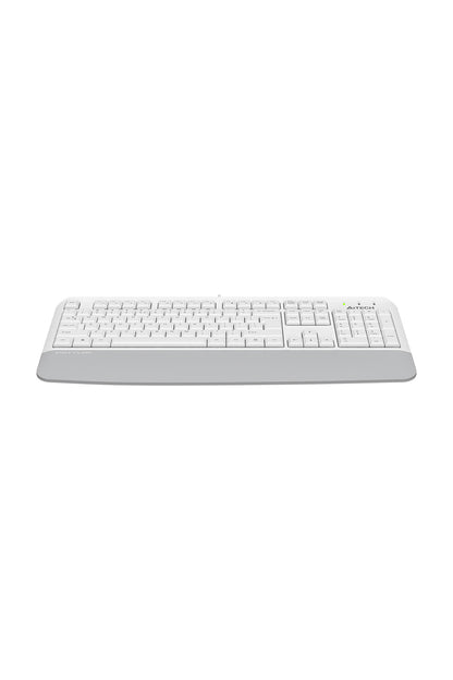 A4Tech - A4Tech FK20 White Full Size Multimedia Wired Keyboard - white