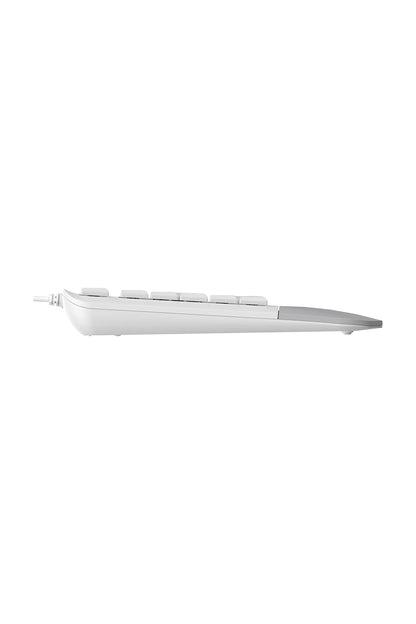 A4Tech - A4Tech FK20 White Full Size Multimedia Wired Keyboard - white