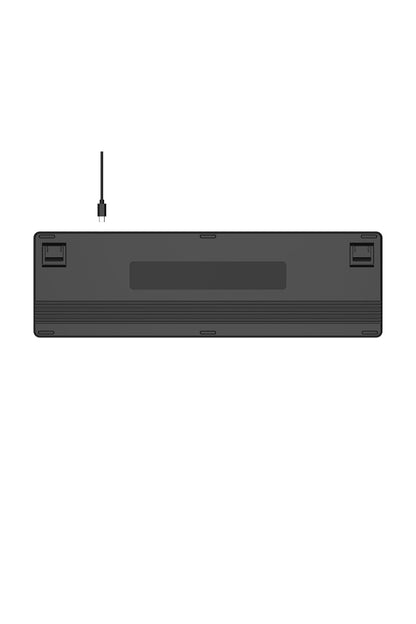 A4Tech - A4Tech FX55 Black Full Size Low-Profile Wired Keyboard - black