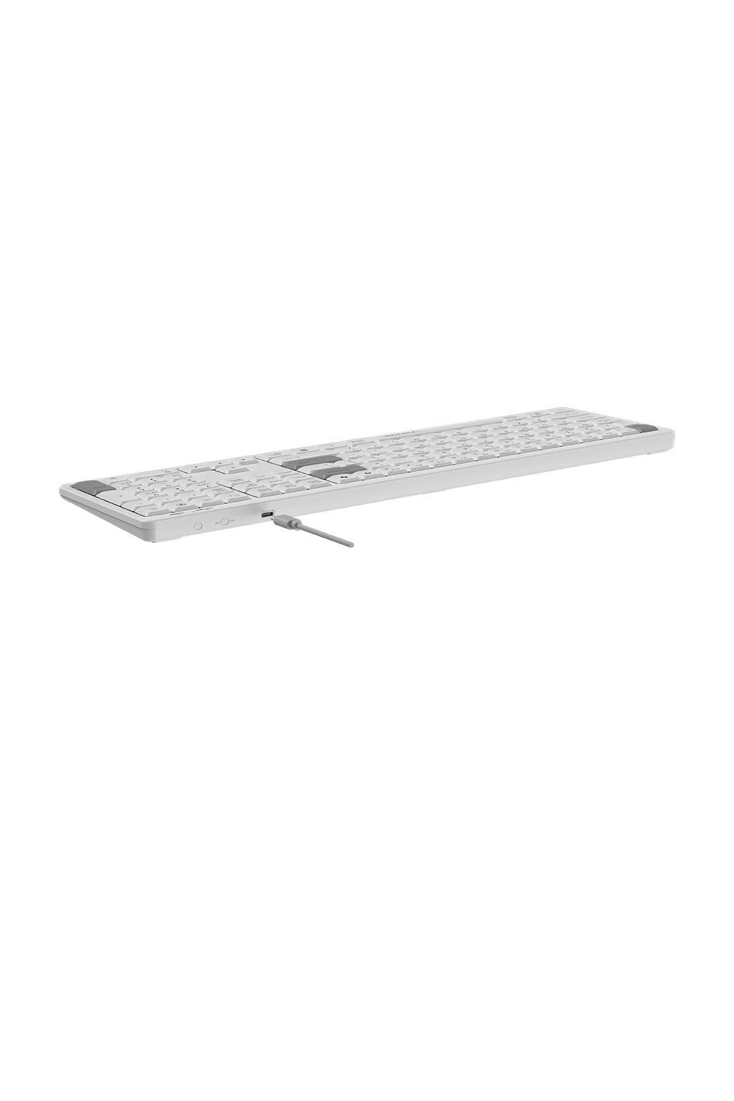 A4Tech - A4Tech FX55 White Full Size Low-Profile Wired Keyboard - white