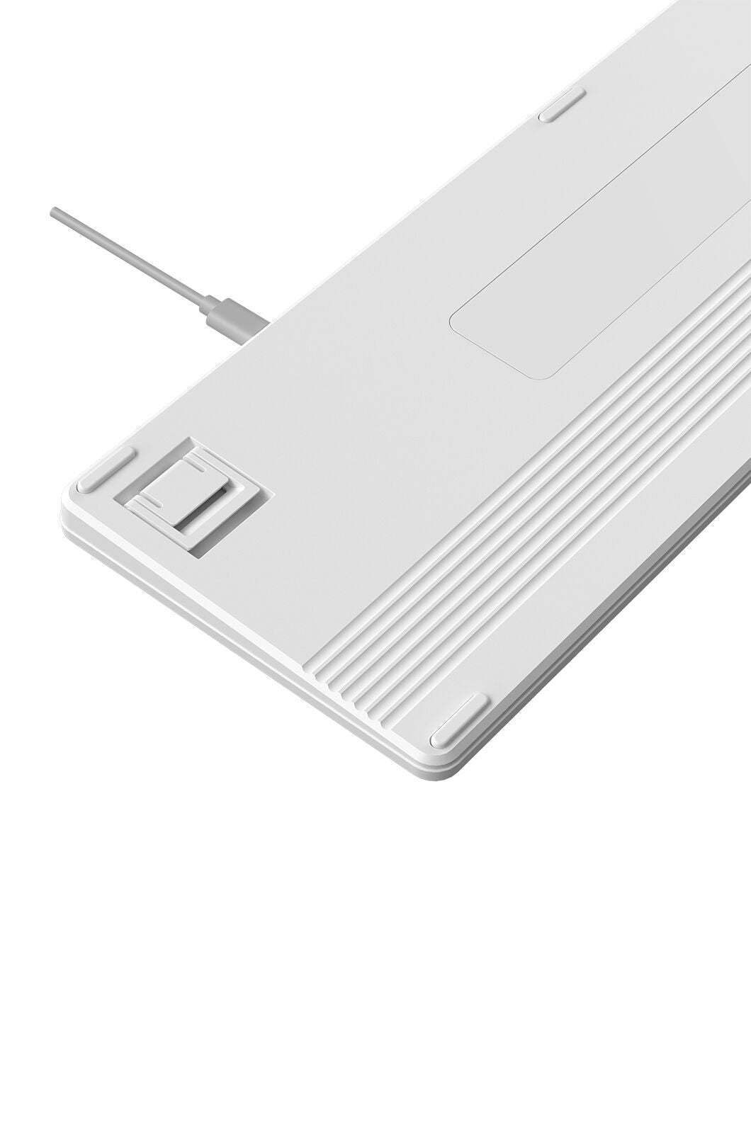 A4Tech - A4Tech FX55 White Full Size Low-Profile Wired Keyboard - white