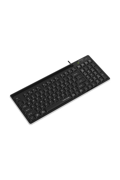 A4Tech - A4Tech FX70 Black TKL Low-Profile Wired Keyboard - black