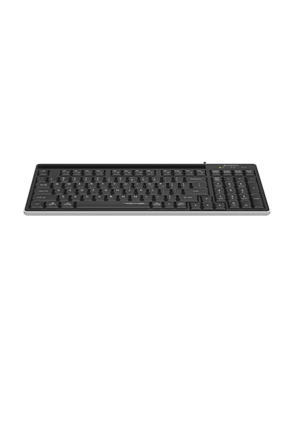 A4Tech - A4Tech FX70 Black TKL Low-Profile Wired Keyboard - black