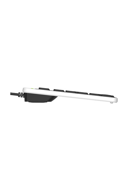 A4Tech - A4Tech FX70 Black TKL Low-Profile Wired Keyboard - black