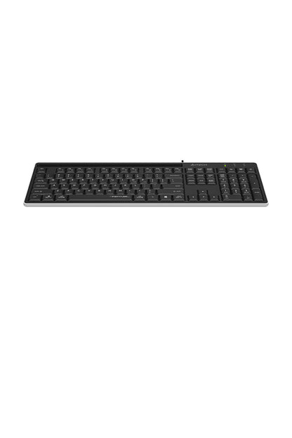 A4Tech - A4Tech FX72 Black Full Size Low-Profile Wired Keyboard - black