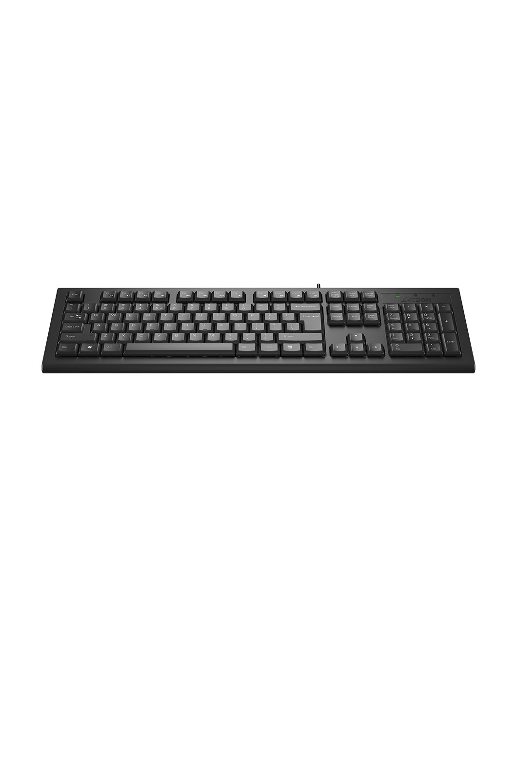 A4Tech - A4Tech KR-85 Black Full-Size Comfort FN Multimedia Wired Keyboard - black