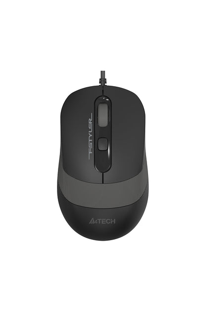 A4Tech - A4Tech FM10S Grey Silent Wired Office Mouse - grey