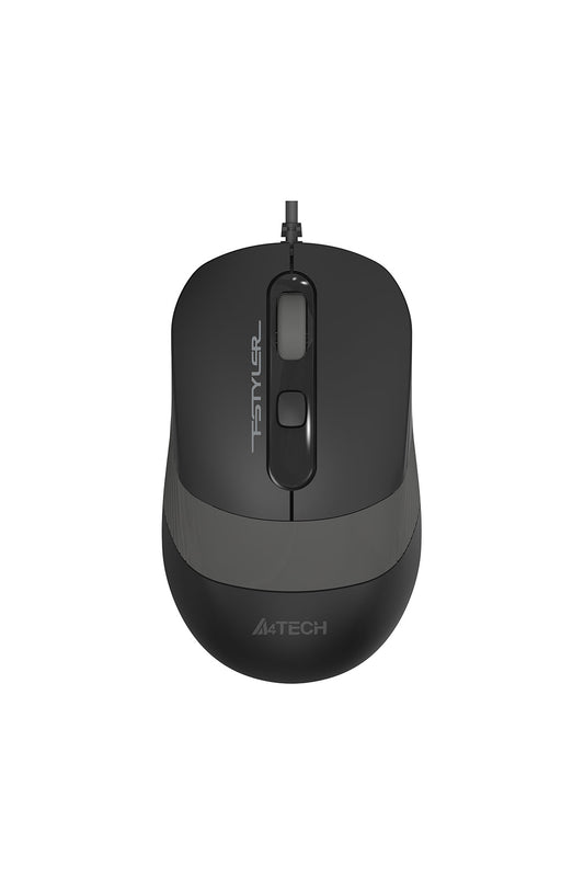 A4Tech - A4Tech FM10S Grey Silent Wired Office Mouse - grey