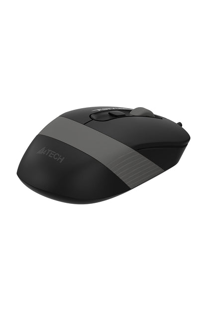 A4Tech - A4Tech FM10S Grey Silent Wired Office Mouse - grey