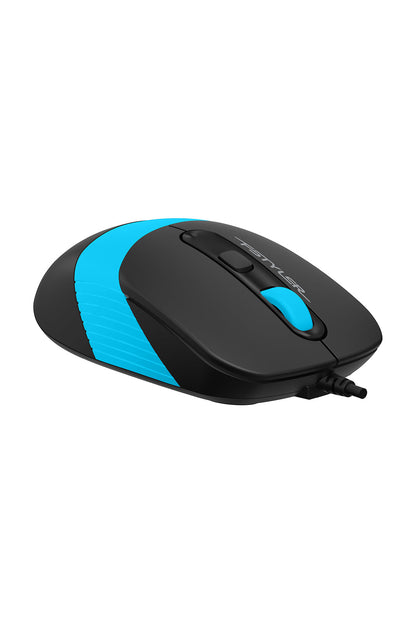 A4Tech - A4Tech FM10S Blue Silent Wired Office Mouse - blue