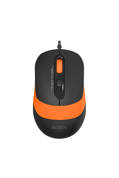 A4Tech - A4Tech FM10S Orange Silent Wired Office Mouse - orange