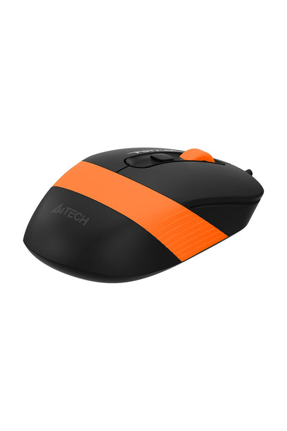 A4Tech - A4Tech FM10S Orange Silent Wired Office Mouse - orange