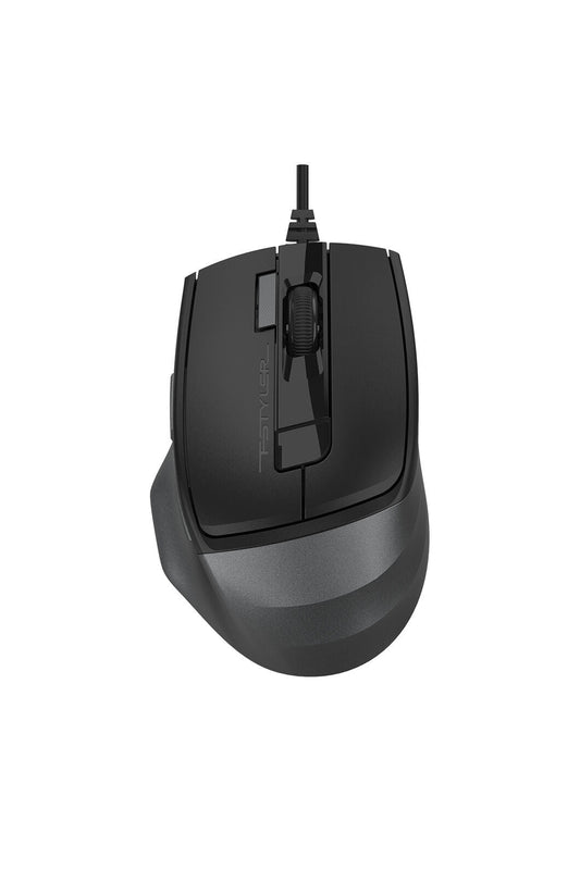 A4Tech - A4Tech FM45S Air Stone Grey Dual-Function Wired Silent Mouse - stone-grey
