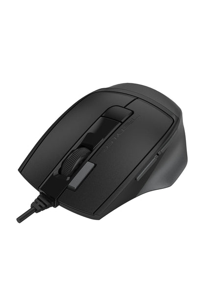 A4Tech - A4Tech FM45S Air Stone Grey Dual-Function Wired Silent Mouse - stone-grey